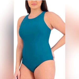 Eddie Bauer Women’s Multi-Strap One-Piece Swimsuit (Green, Small) – NWT
